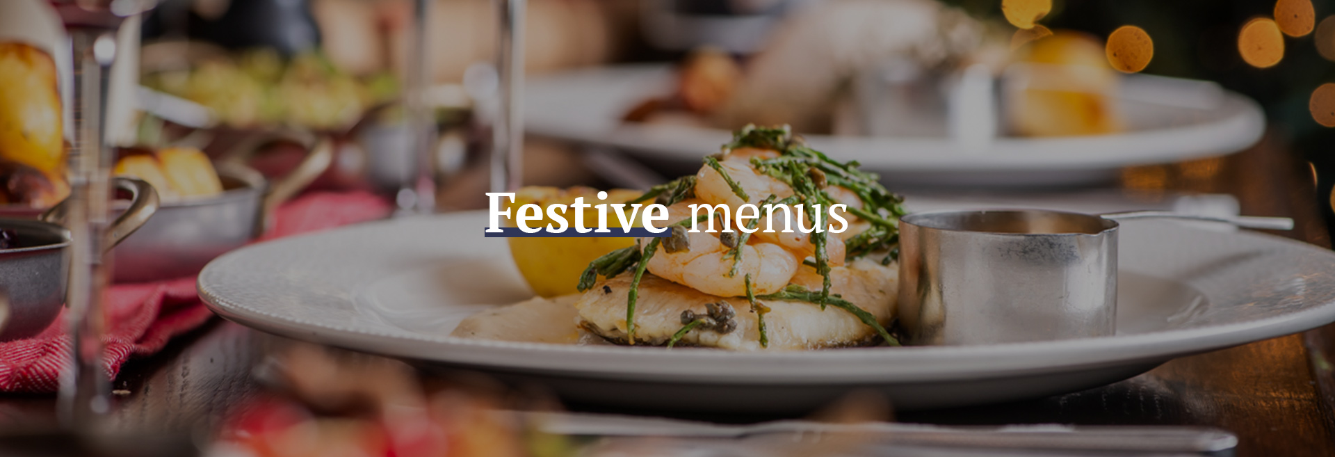 Festive Christmas Menu at Dewdrop 
