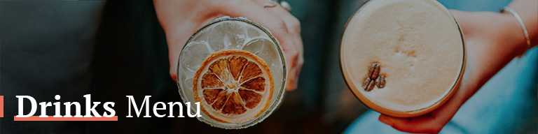 Drinks Menu at Dewdrop