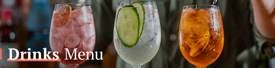 Drinks Menu at Dewdrop